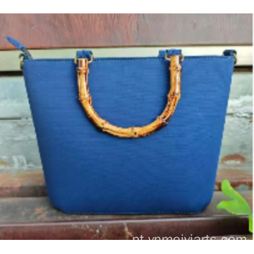 Bolsa étnica de mulheres de linho de algodão de bambu Batik